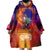 Space Samurai Tanjiro Demon Slayer Wearable Blanket Hoodie Anime Mix Abstracs Style