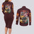 Entertainment District Arc Demon Slayer Couples Matching Long Sleeve Bodycon Dress and Long Sleeve Button Shirt Anime Style