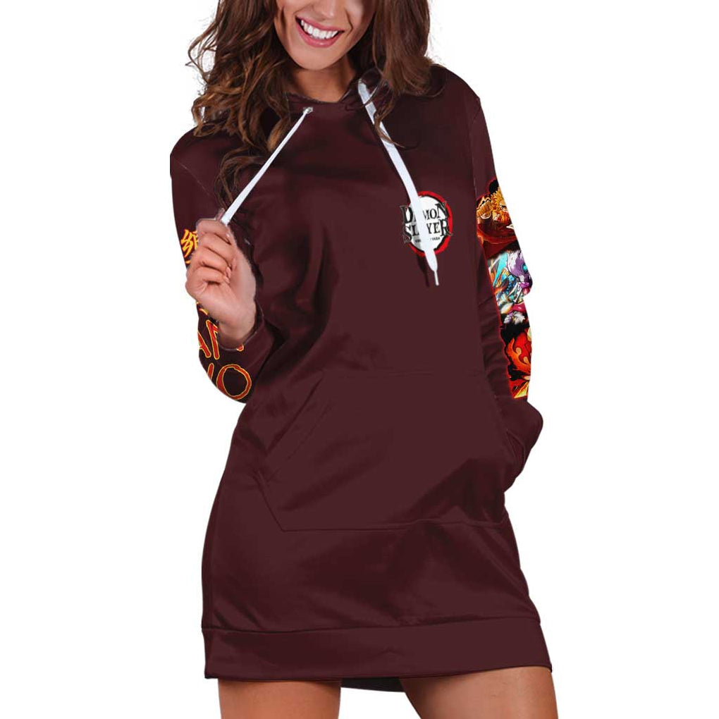 Entertainment District Arc Demon Slayer Hoodie Dress Anime Style