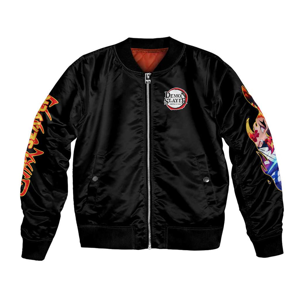 Mugen Train Arc Demon Slayer Bomber Jacket Anime Style