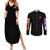 Frieza Saga Dragon Ball Z Couples Matching Summer Maxi Dress and Long Sleeve Button Shirt Anime Style