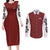 Deadman Wonderland Couples Matching Long Sleeve Bodycon Dress and Long Sleeve Button Shirt Anime Style