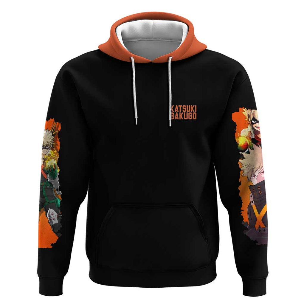 Katsuki Bakugo V2 My Hero Academia Hoodie Anime Style