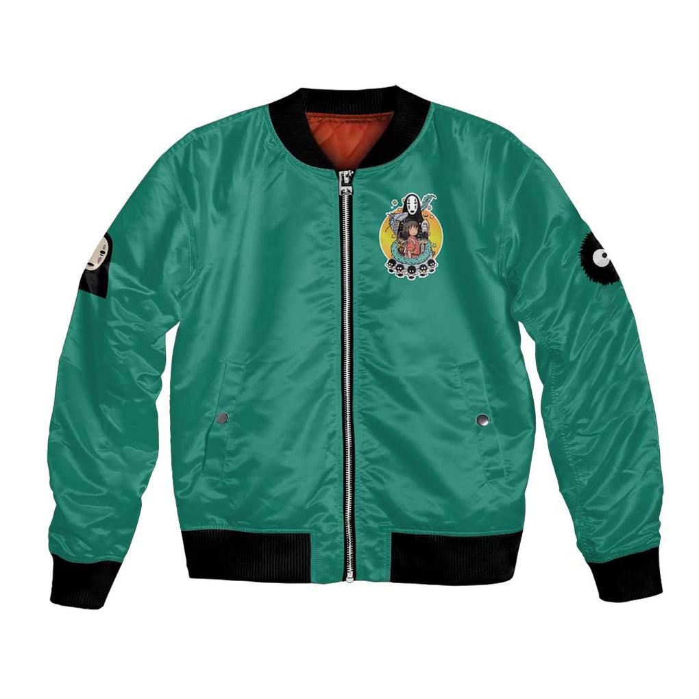 Spirited Away Studio Ghibli Hoodie Bomber Jacket Anime Style