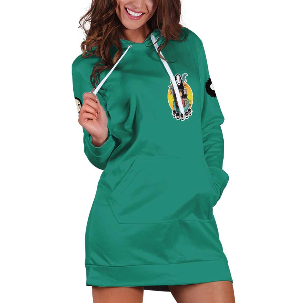 Spirited Away Studio Ghibli Hoodie Hoodie Dress Anime Style