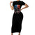 i-have-three-sides-skull-flag-short-sleeve-bodycon-dress