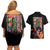 Hashirama Senju V2 Naruto Couples Matching Off Shoulder Short Dress and Hawaiian Shirt Japan Anime Style