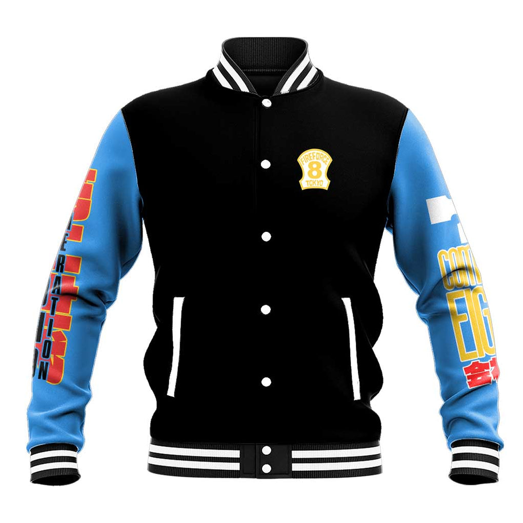 Maki Oze Fire Force Baseball Jacket Japan Anime Style