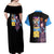 Maki Oze Fire Force Couples Matching Off Shoulder Maxi Dress and Hawaiian Shirt Japan Anime Style