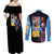 Maki Oze Fire Force Couples Matching Off Shoulder Maxi Dress and Long Sleeve Button Shirt Japan Anime Style