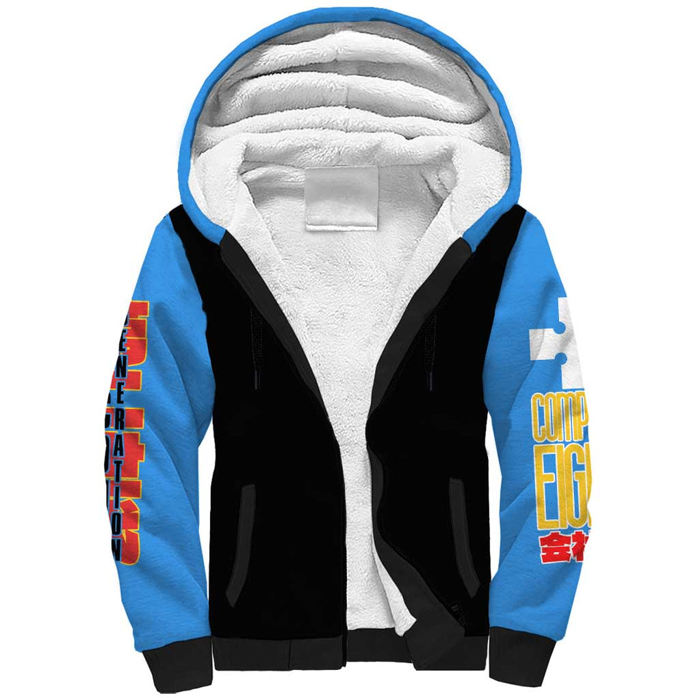 Maki Oze Fire Force Sherpa Hoodie Japan Anime Style