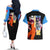 Tamaki Kotatsu Fire Force Couples Matching Off The Shoulder Long Sleeve Dress and Hawaiian Shirt Japan Anime Style