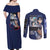 Ajiro Shinpei Summer Time Rendering Couples Matching Off Shoulder Maxi Dress and Long Sleeve Button Shirt Japan Anime Style