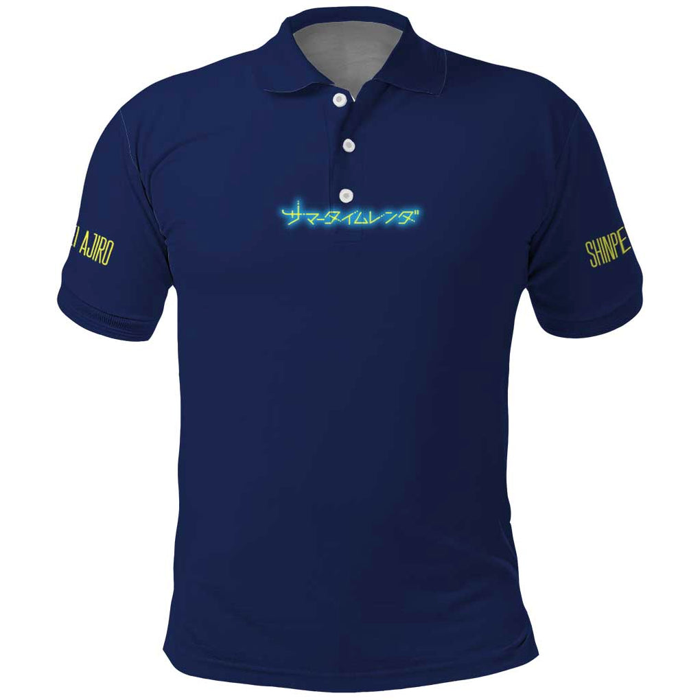 Ajiro Shinpei Summer Time Rendering Polo Shirt Japan Anime Style