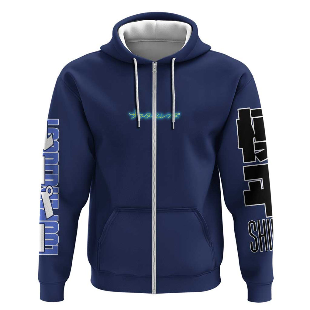 Ajiro Shinpei Summer Time Rendering Zip Hoodie Japan Anime Style