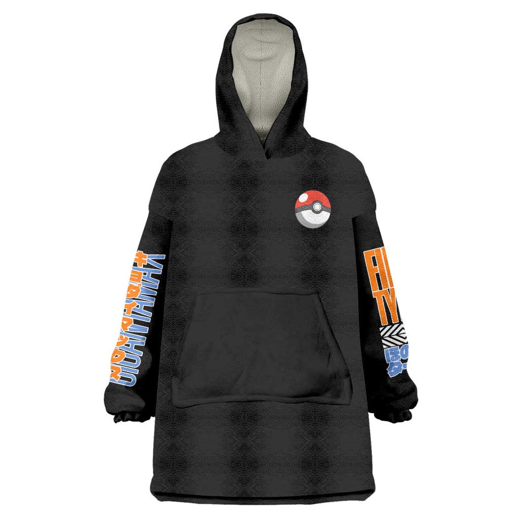 Gigantamax Charizard Poke Wearable Blanket Hoodie Japan Anime Style