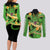 Dragon Shenron Couples Matching Long Sleeve Bodycon Dress and Long Sleeve Button Shirt