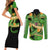 Dragon Shenron Couples Matching Short Sleeve Bodycon Dress and Long Sleeve Button Shirt