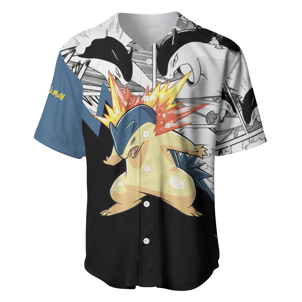 Typhlosion Mix Manga Baseball Jersey