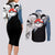 Typhlosion Mix Manga Couples Matching Long Sleeve Bodycon Dress and Long Sleeve Button Shirt