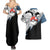 Typhlosion Mix Manga Couples Matching Summer Maxi Dress and Hawaiian Shirt