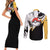 Umbreon Mix Manga Couples Matching Short Sleeve Bodycon Dress and Long Sleeve Button Shirt