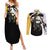 Umbreon Mix Manga Couples Matching Summer Maxi Dress and Long Sleeve Button Shirt