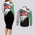 Torterra Anime Couples Matching Long Sleeve Bodycon Dress and Long Sleeve Button Shirt