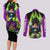 Super Broly Couples Matching Long Sleeve Bodycon Dress and Long Sleeve Button Shirt