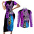 Beerus Dragon Ball Couples Matching Short Sleeve Bodycon Dress and Long Sleeve Button Shirt