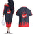 Gurren Lagann Simon Couples Matching Off The Shoulder Long Sleeve Dress and Hawaiian Shirt