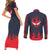 Gurren Lagann Simon Couples Matching Short Sleeve Bodycon Dress and Long Sleeve Button Shirt