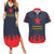 Gurren Lagann Simon Couples Matching Summer Maxi Dress and Hawaiian Shirt