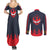 Gurren Lagann Simon Couples Matching Summer Maxi Dress and Long Sleeve Button Shirt