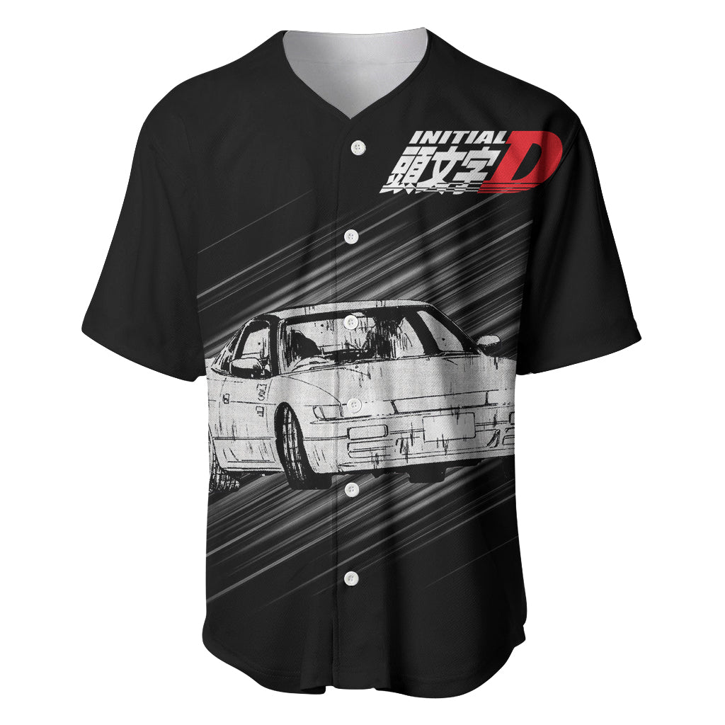 Mako Sato SilEighty Initial D Baseball Jersey Manga Mix Anime Style