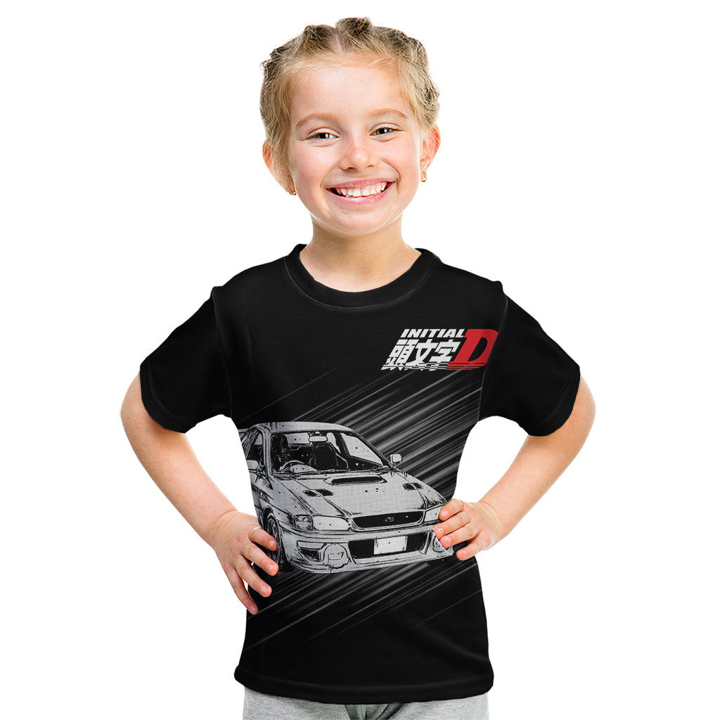 Bunta Fujiwara Impreza Initial D Kid T Shirt Manga Mix Anime Style