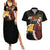 Keisuke Takahashi Initial D Couples Matching Summer Maxi Dress and Hawaiian Shirt Anime Style