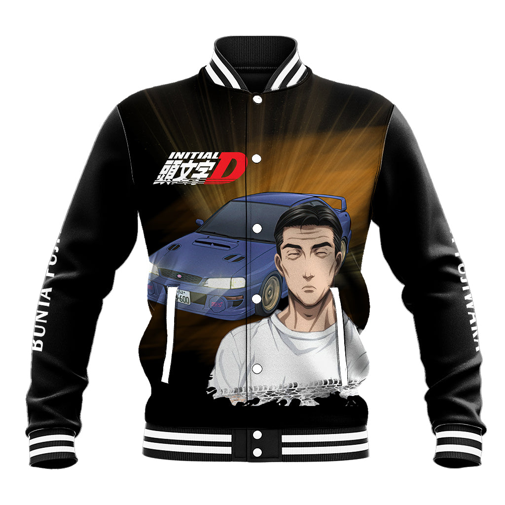 Bunta Fujiwara Initial D Baseball Jacket Manga Mix Anime Style