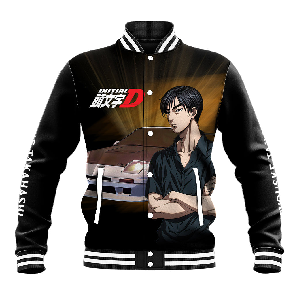 Ryouske Takahashi Initial D Baseball Jacket Manga Mix Anime Style