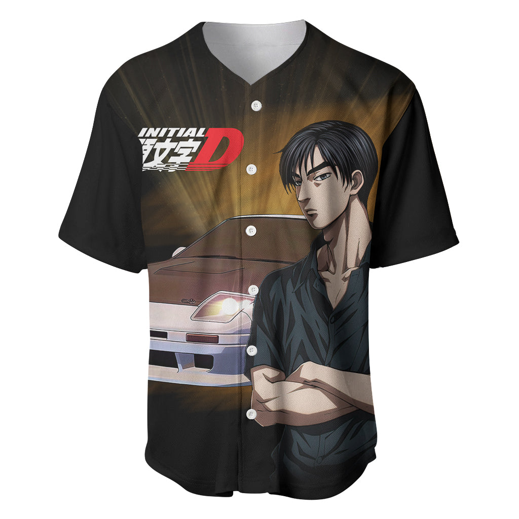 Ryouske Takahashi Initial D Baseball Jersey Manga Mix Anime Style