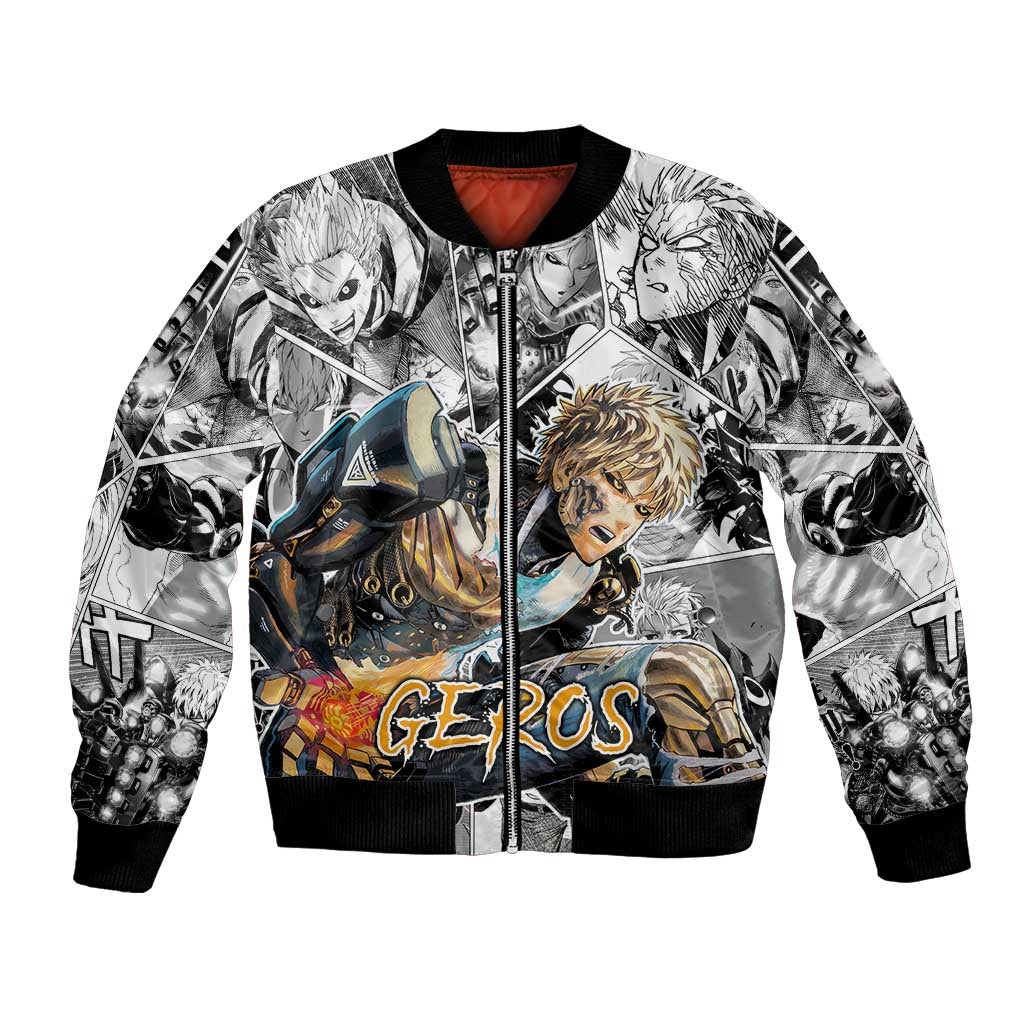 Genos - One Punch Man Bomber Jacket Anime Mix Manga Style