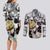 Genos - One Punch Man Couples Matching Long Sleeve Bodycon Dress and Long Sleeve Button Shirt Anime Mix Manga Style