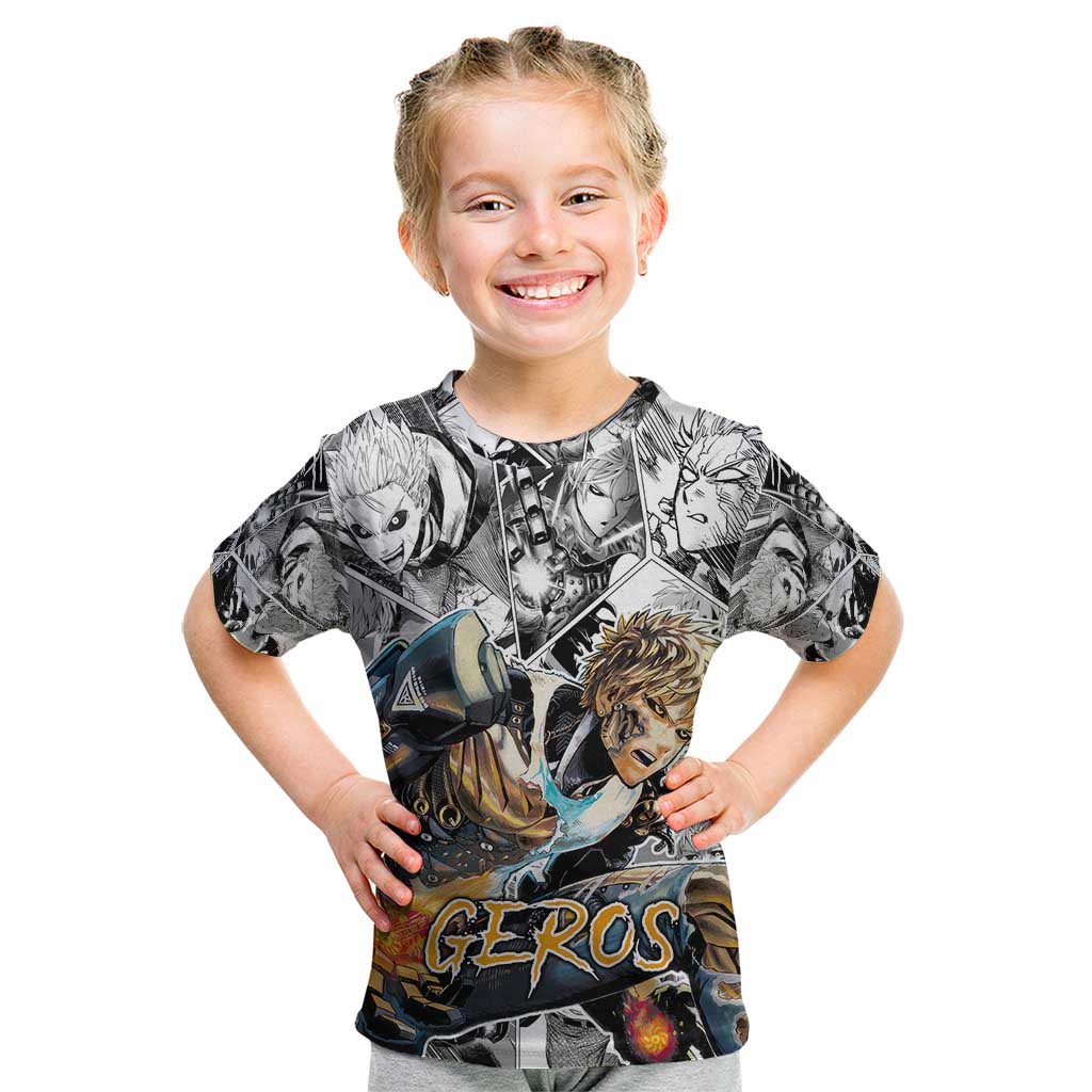 Genos - One Punch Man Kid T Shirt Anime Mix Manga Style