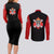 Portgas D.Ace - One Piece Couples Matching Long Sleeve Bodycon Dress and Long Sleeve Button Shirt Anime Mix Manga Style