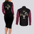 Dracule Mihawk - One Piece Couples Matching Long Sleeve Bodycon Dress and Long Sleeve Button Shirt Anime Mix Manga Style