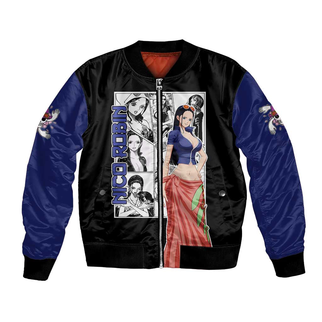 Nico Robin - One Piece Bomber Jacket Anime Mix Manga Style