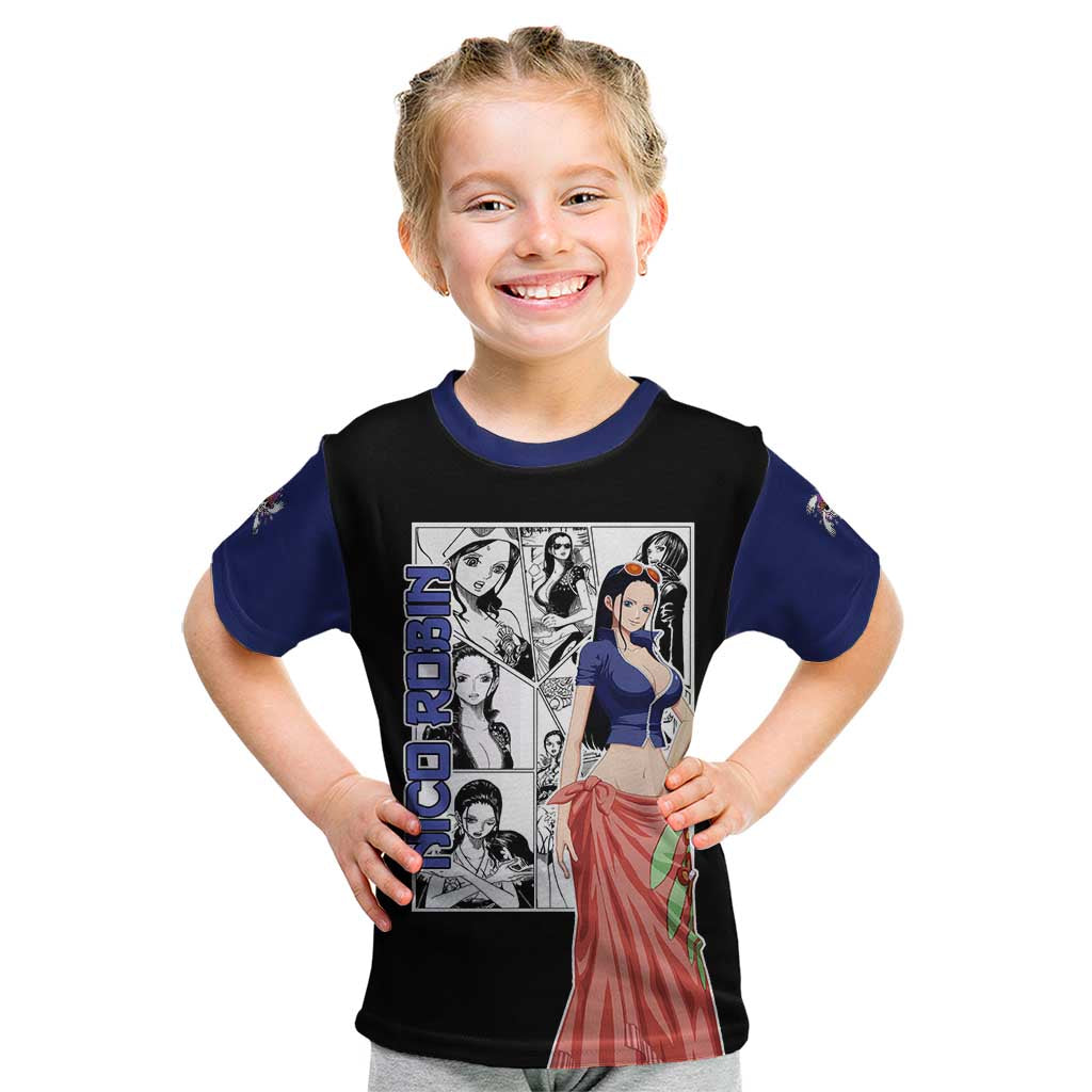 Nico Robin - One Piece Kid T Shirt Anime Mix Manga Style