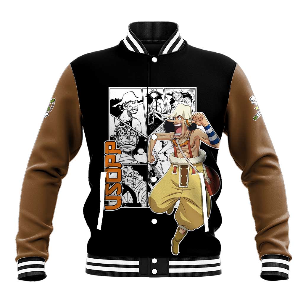 Usopp - One Piece Baseball Jacket Anime Mix Manga Style