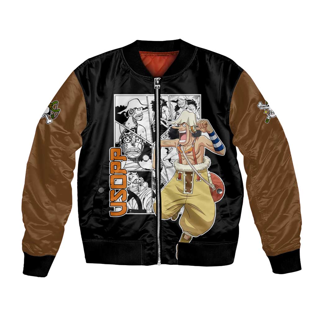 Usopp - One Piece Bomber Jacket Anime Mix Manga Style