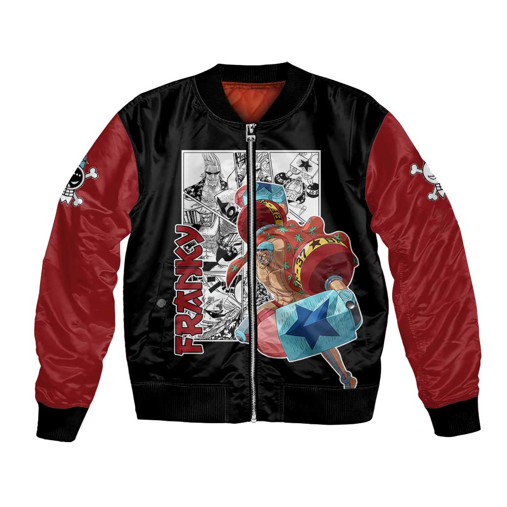 Franky - One Piece Bomber Jacket Anime Mix Manga Style